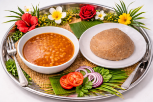 white beans & kalo