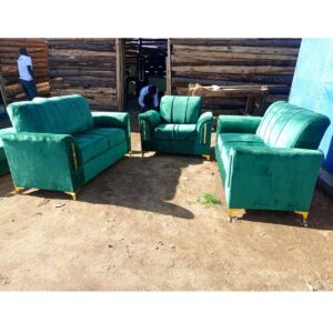 elegant green sofa set for sale – 3 piece living room set