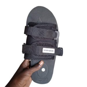 black adjustable strap sandals for men – comfortable outdoor wear in paidha
